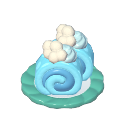 Cyan Cloud Roll